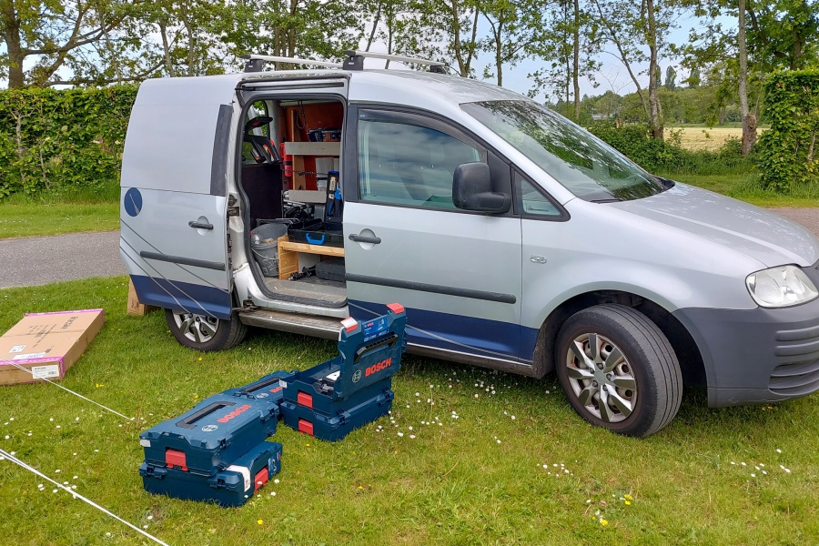 gereedschap uit de Klusbulance